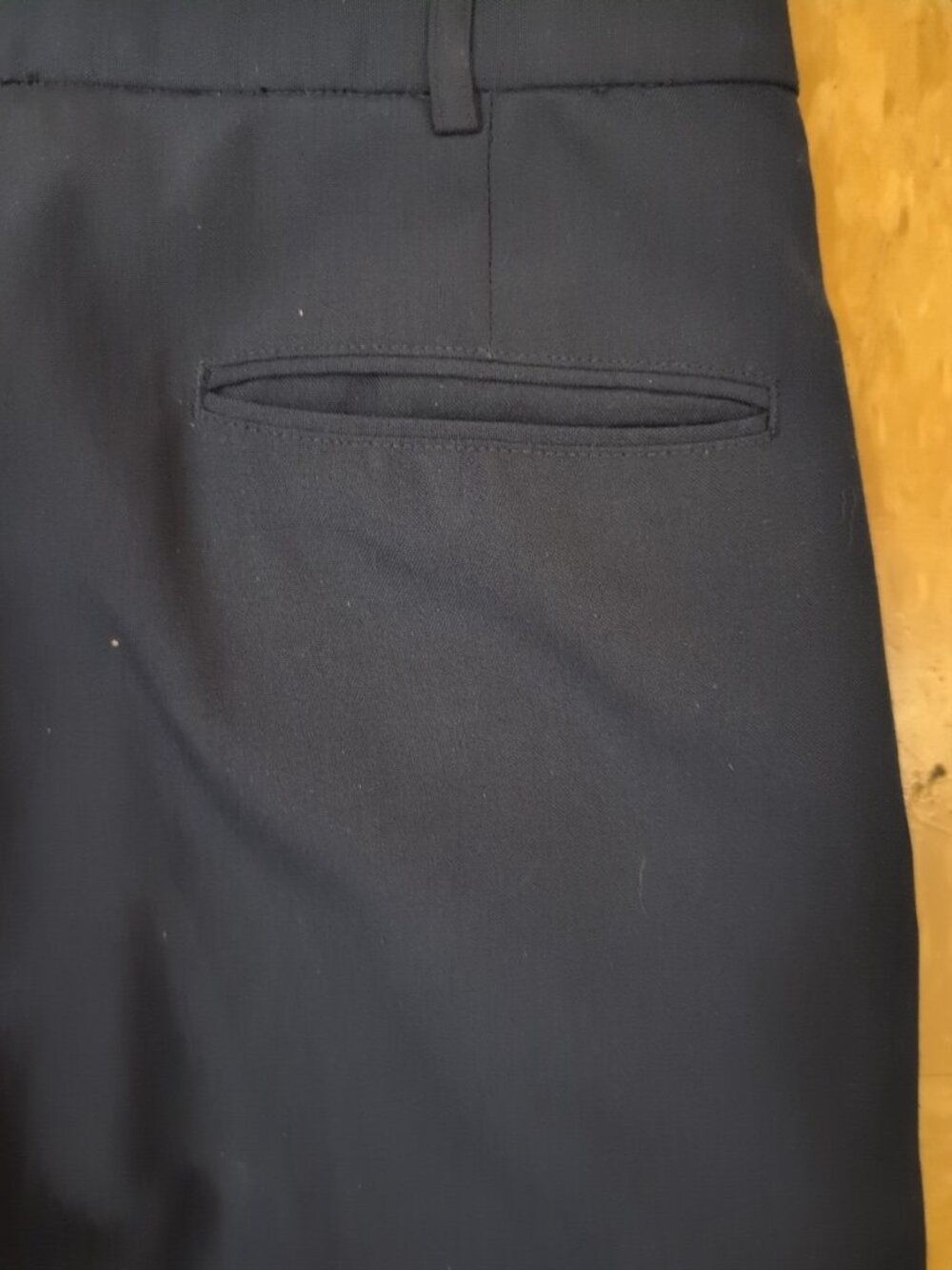 US Army Bremen-Bowden 451 Trousers Officer Mens 31R Pants Dress Blue Yellow Uni - Picture 12 of 14